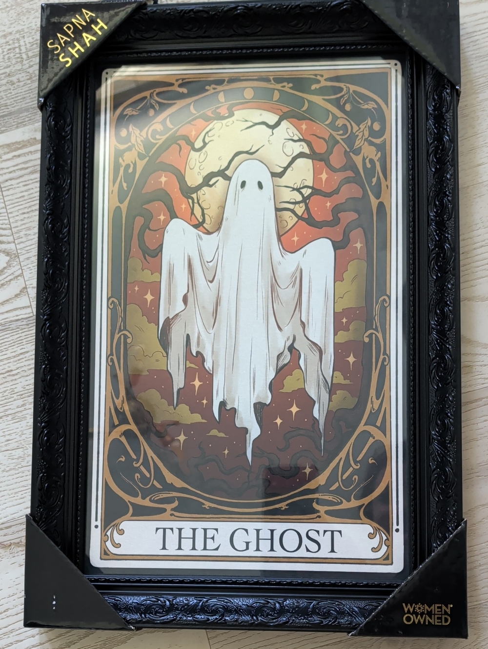 Sapna Shah - The Ghost Framed Art Print